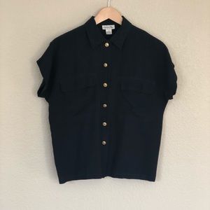 Vintage Christian Dior Silk Top